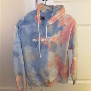 ADPi UTees Tye Dye Cloud 9 Hoodie